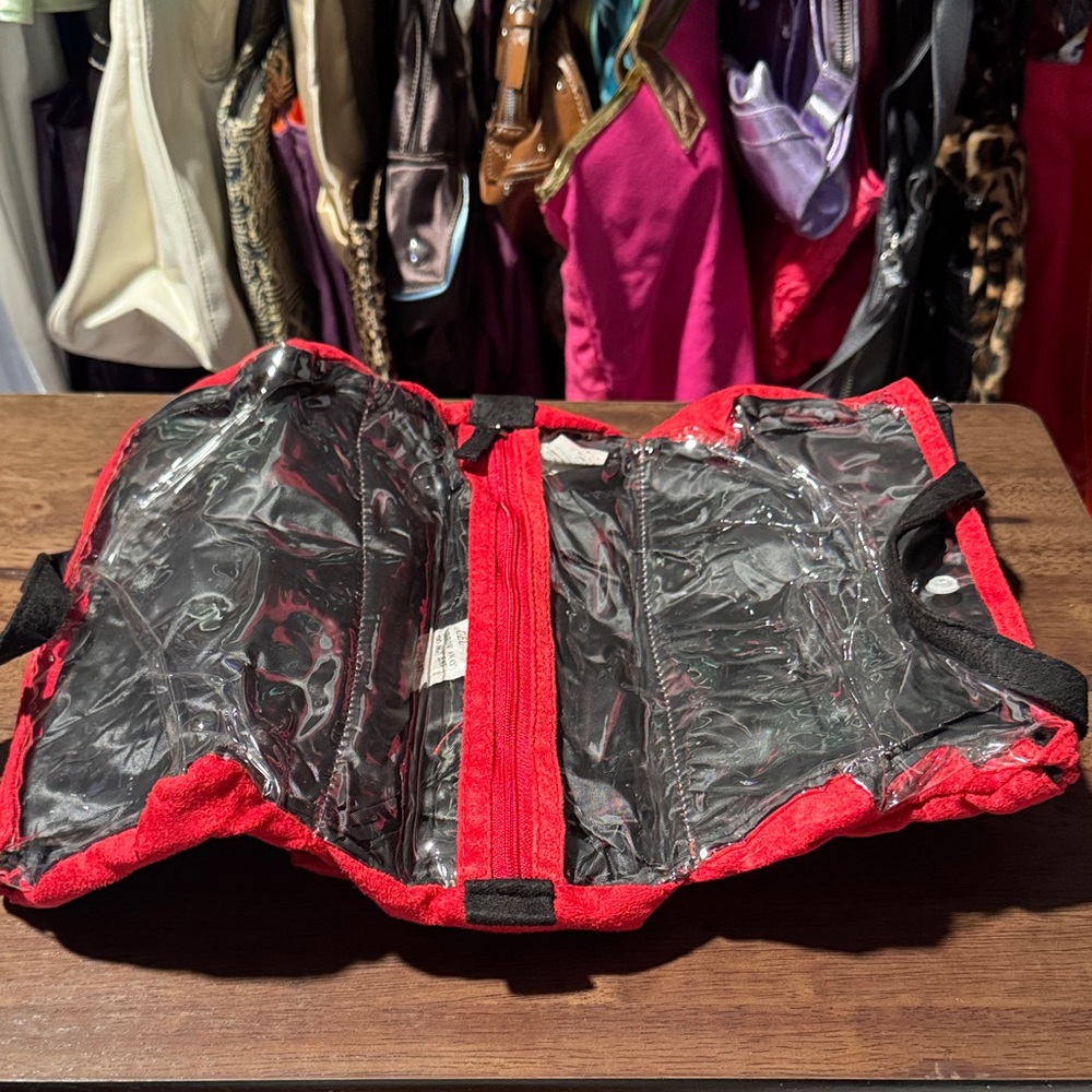 Avon Red Cosmetic Bag
